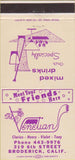 Matchbook Cover - The Venetian Broderick CA 30 Strike