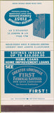 Matchbook Cover - Greater Louisville First Federal Bank KY 30 Strike
