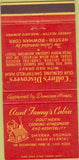 Matchbook Cover - Aunt Fanny's Cabin Smyrna GA 30 Strike