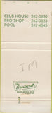 Matchbook Cover - North Shore Country Club Mequon WI 30 Strike