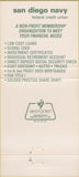 Matchbook Cover - San Diego Navy Credit Union CA 30 Strike