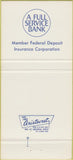 Matchbook Cover - Pennsylvania Bank Trust Co Franklin PA 30 Strike
