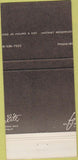 Matchbook Cover - Hotel Hana Maui HI 30 Strike