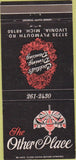 Matchbook Cover - The Other Place Livonia MI 30 Strike