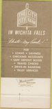 Matchbook Cover - The City National Bank Wichita Falls TX 30 Strike