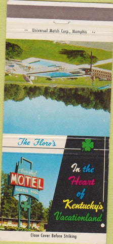 Matchbook Cover - Cloverleaf Motel  Gilbertsville KY 30 Strike