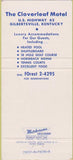Matchbook Cover - Cloverleaf Motel  Gilbertsville KY 30 Strike