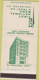 Matchbook Cover - 1st National Bank Covington KY white/green 30 Strike