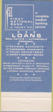 Matchbook Cover - 1st National Bank Covington KY Bank Americard 30 Strike