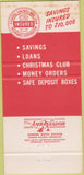 Matchbook Cover - Star Federal Savings Loan Covington KY 30 Strike