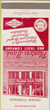 Matchbook Cover - Planters Bank Trust Hopkinsville KY 30 Strike