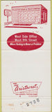 Matchbook Cover - Planters Bank Trust Hopkinsville KY 30 Strike
