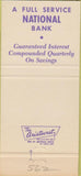Matchbook Cover - Bank of North Carolina 30 Strike