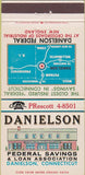 Matchbook Cover - Danielson Federal Savings and Loan CT 30 Strike