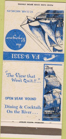 Matchbook Cover - The Voyageur St Clair MI 30 Strike