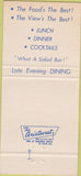 Matchbook Cover - The Voyageur St Clair MI 30 Strike
