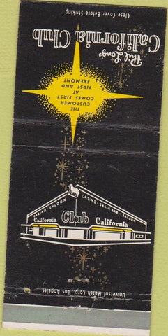 Matchbook Cover - Phil Long's California Club Las Vegas NV Casino 30 Strike