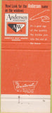 Matchbook Cover - Wood Products Rochester NY Andersen Windows 30 Strike