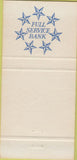Matchbook Cover - First National Bank Danville GA? AL? 30 Strike