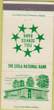 Matchbook Cover - The Leola National Bank PA 30 Strike