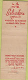 Matchbook Cover - Sports Bar Restaurant New York City Midget
