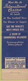 Matchbook Cover - International Casino New York City Midget