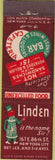 Matchbook Cover - Linden New York City Midget