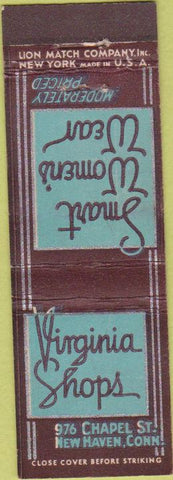 Matchbook Cover - Virgina shops New Haven CT women's clothes Midget