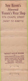 Matchbook Cover - Virgina shops New Haven CT women's clothes Midget