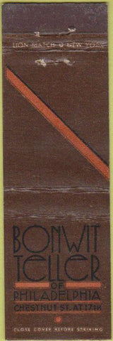 Matchbook Cover - Bonwit Teller Philadelphia PA Midget