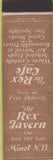 Matchbook Cover - Rex Tavern Minot ND SAMPLE Midget