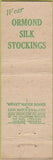 Matchbook Cover - Ormond Stocking Silk girlie Midget