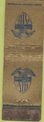 Matchbook Cover - AIB Philadelphia Chapter Midget