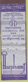 Matchbook Cover - Harphams Restaurant Midget