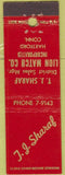Matchbook Cover - TJ Sharaf Lion Match Hartford CT Midget