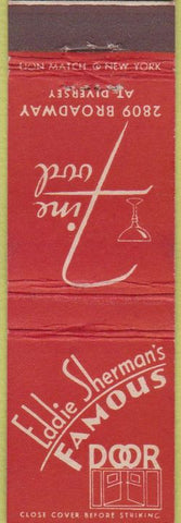 Matchbook Cover - Eddie Sherman's Famous Door Chicago IL Midget