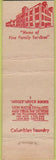 Matchbook Cover - Columbian Laundry Newark NJ Midget