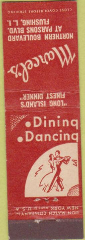 Matchbook Cover - Marcel's Flushing LI NY Midget