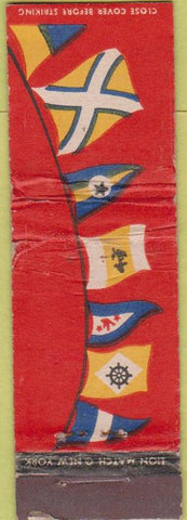 Matchbook Cover - Lion Match Regatta boating WEAR Midget