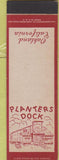 Matchbook Cover - Planters Dock Oakland CA SAMPLE Midget