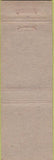 Matchbook Cover - John Pearl Grocery Attica IN Midget