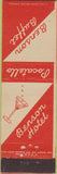 Matchbook Cover - Benson Buffet Pocatello ID Midget