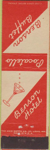 Matchbook Cover - Benson Buffet Pocatello ID Midget