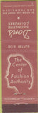 Matchbook Cover - Don's Coiffures salon San Francisco CA girlie Midget