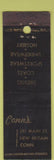 Matchbook Cover - Conn's New Britain CT Midget