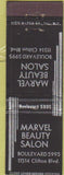 Matchbook Cover - Marvel Beauty Salon Midget