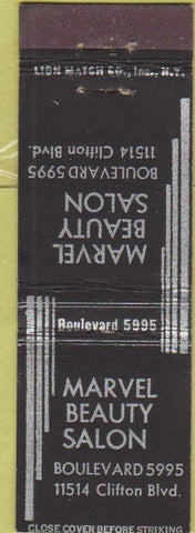 Matchbook Cover - Marvel Beauty Salon Midget