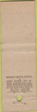 Matchbook Cover - Pykes Pets Los Angeles CA fish Midget