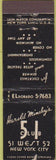 Matchbook Cover - 51 Club New York City WEAR Midget