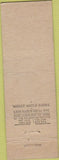 Matchbook Cover - Algeo Hotel Toledo OH Midget